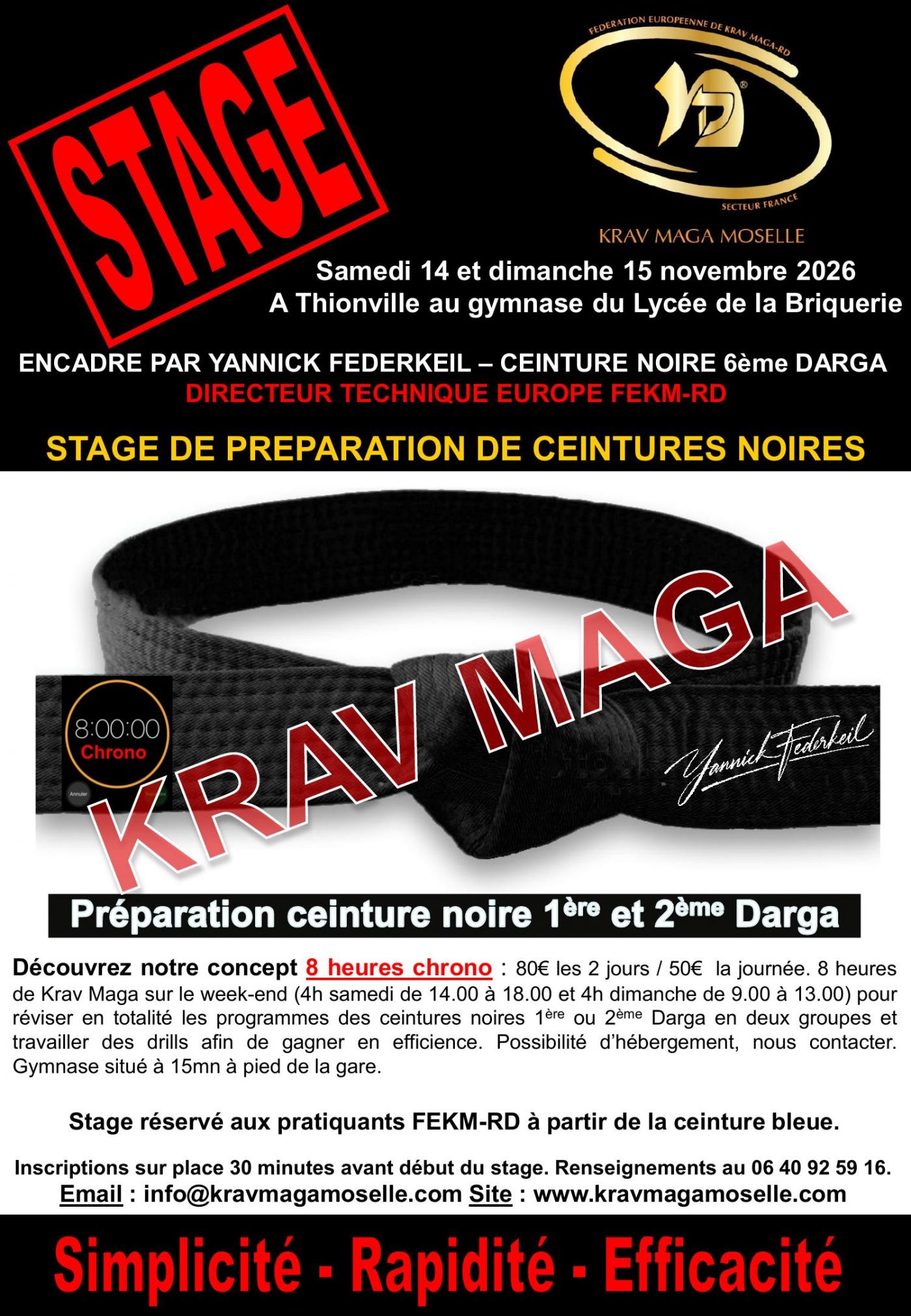 Preparation of black belts 1st and 2nd Darga