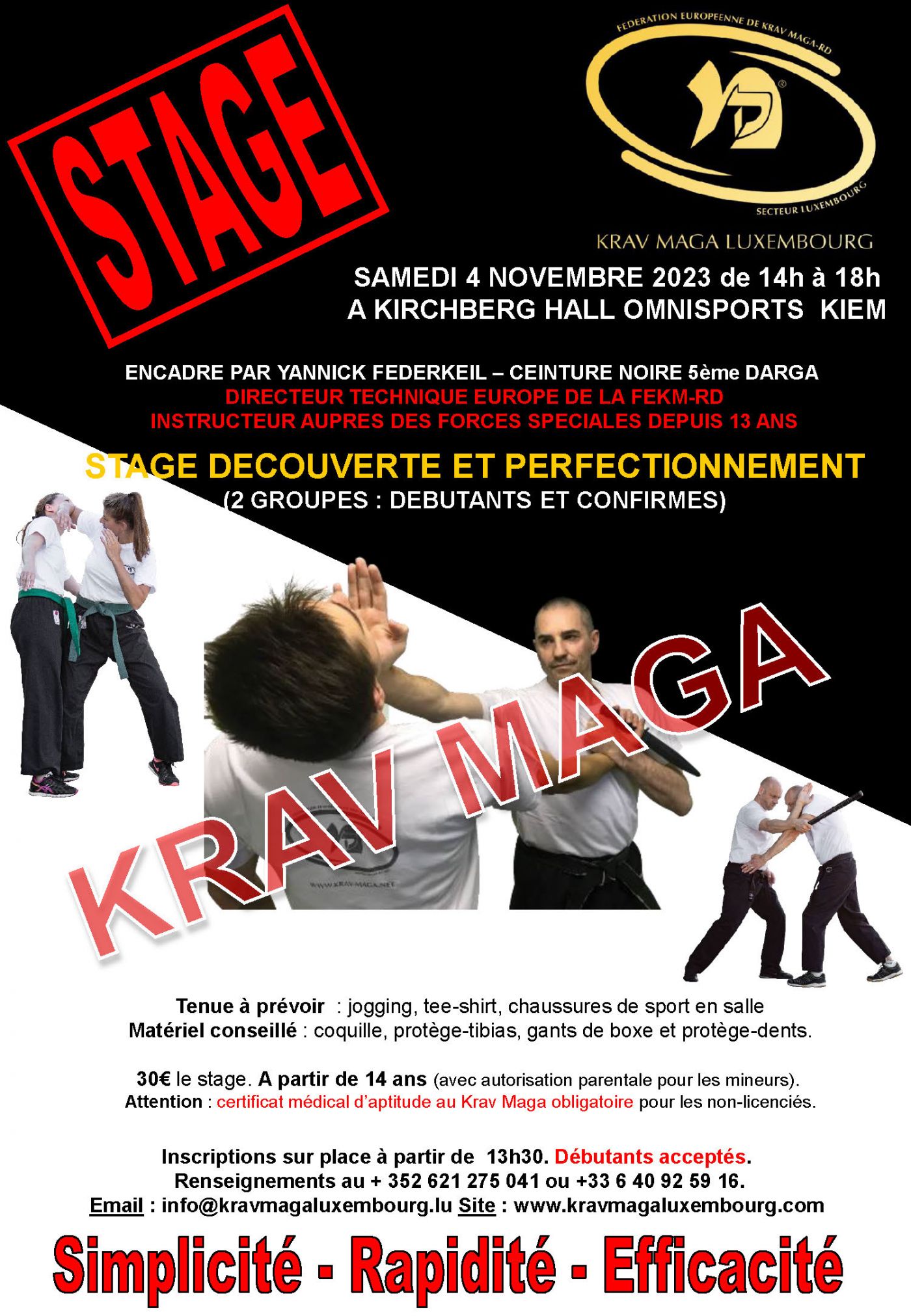 Stage découverte / perfectionnement à Luxembourg